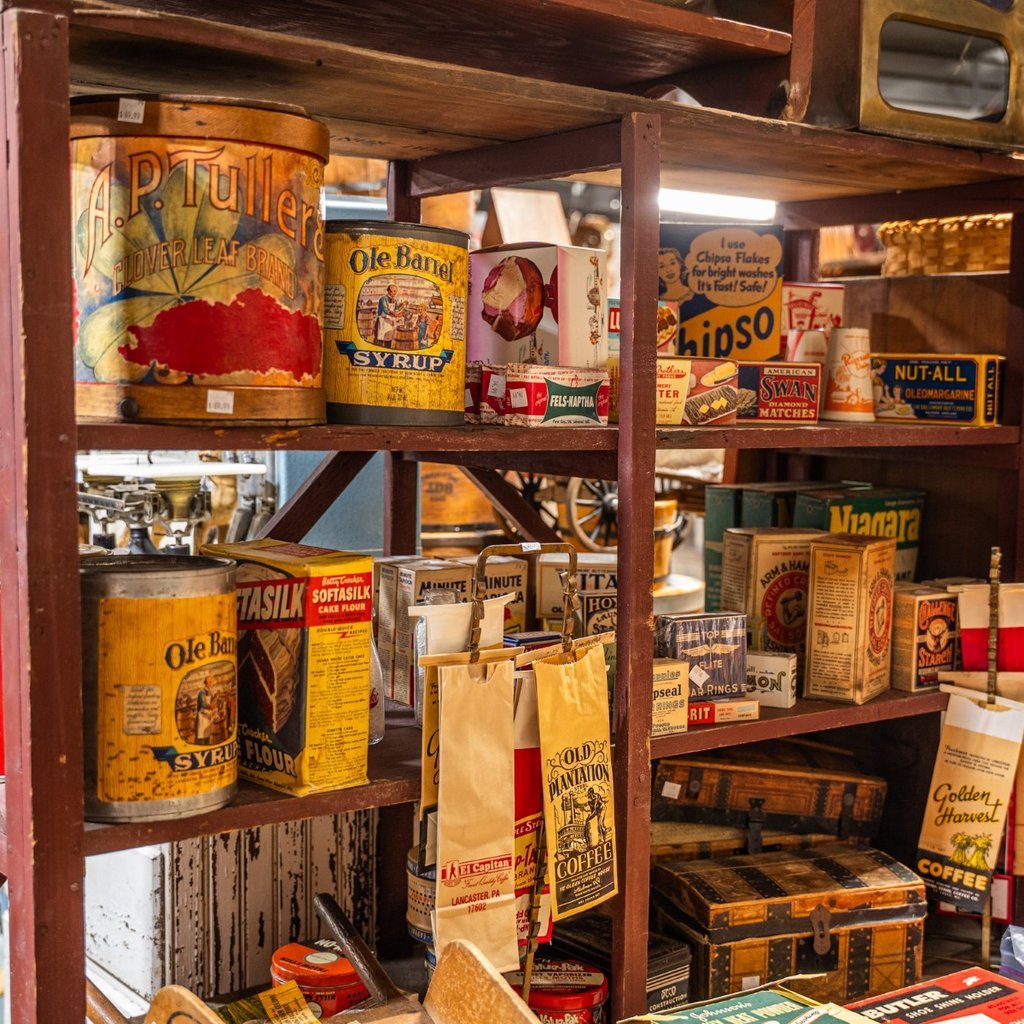Curated single owner antique collection inside Ohio's Market Berlin in Berlin, OH