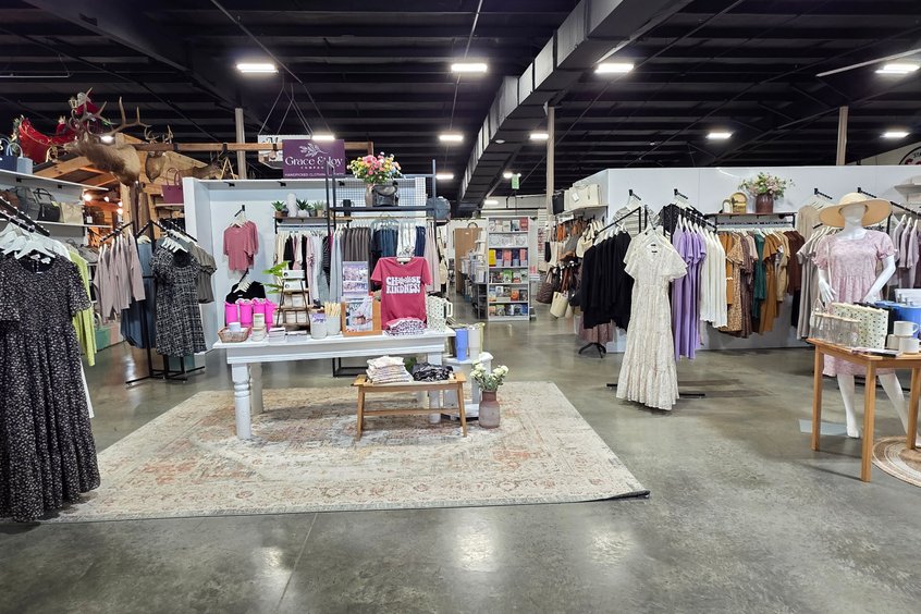 Hand-picked sweaters and tops at Ohio's Market Berlin in Berlin, OH