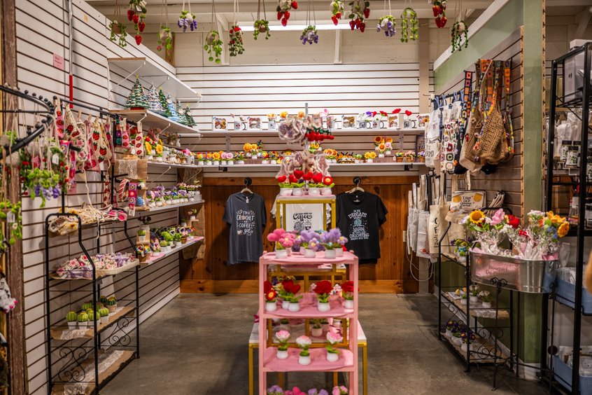 Hand-picked sweaters and tops at Ohio's Market Berlin in Berlin, OH