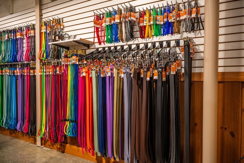 Seasonal clothing and outerwear at the Berlin, OH market in Holmes County