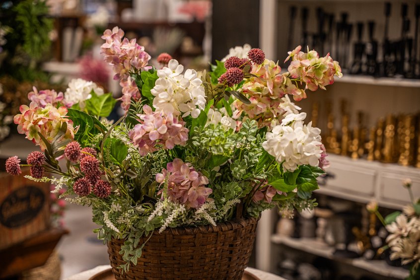 Faux blooms and floral accents in Holmes County, OH