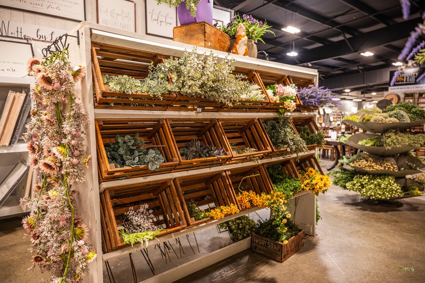 Faux floral arrangements from local vendors in Holmes County, OH