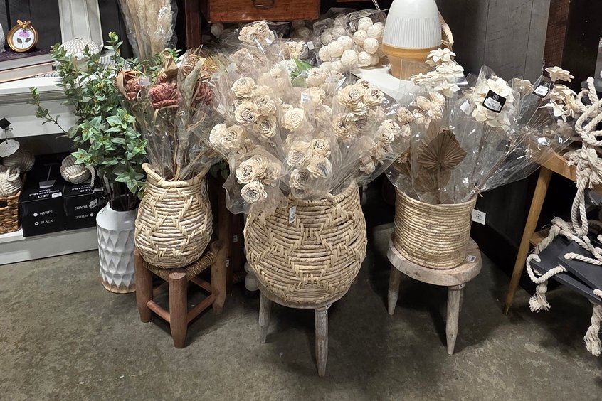 Faux floral arrangements from local vendors in Holmes County, OH
