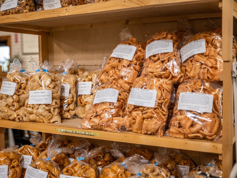 Food and snacks at Ohio's Market Berlin