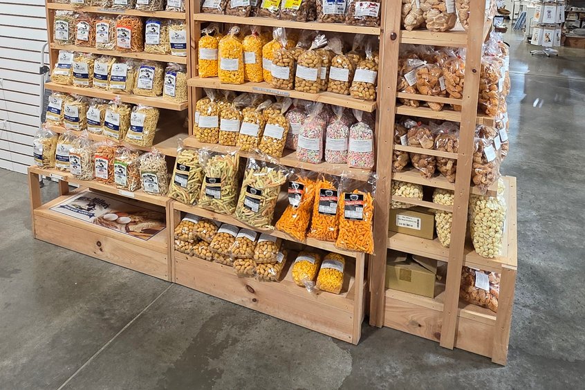 Hand-picked snacks and candy at the Berlin, OH snack shop
