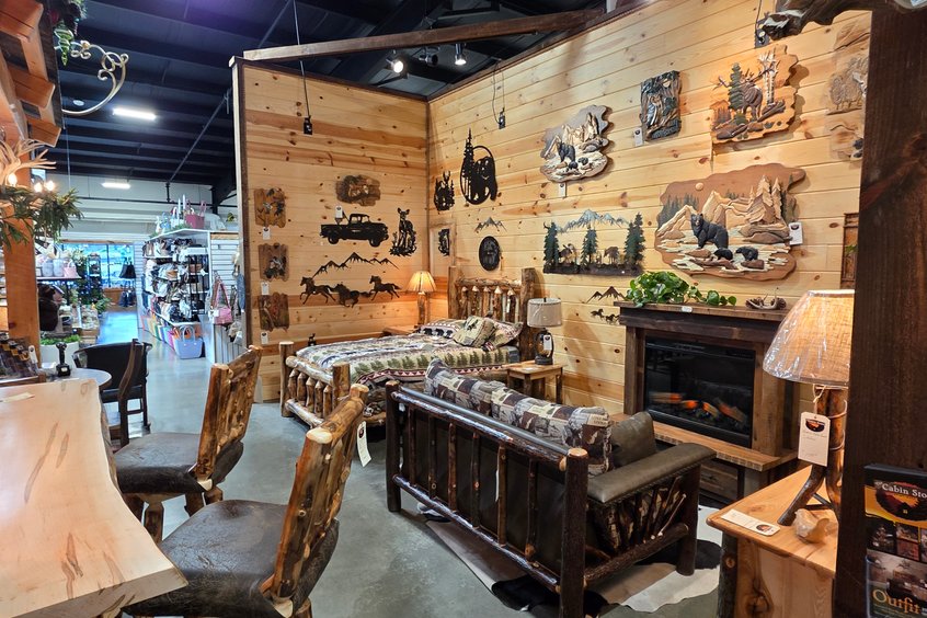 Storage cabinets and shelving at Ohio's Market Berlin in Amish Country