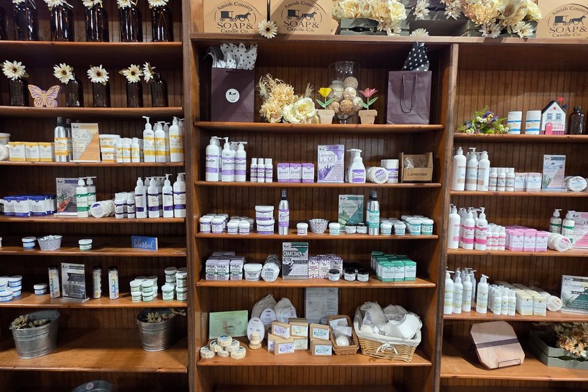 Handmade gifts at the Berlin, OH market in Amish Country