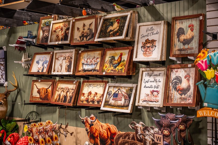 Decorative accents and home decor finds at Ohio's Market Berlin in Berlin, OH