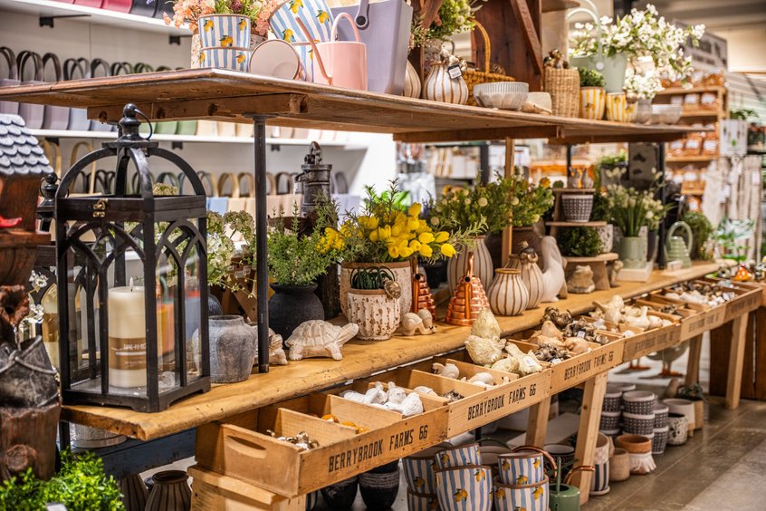 Decorative accents and home decor finds at Ohio's Market Berlin in Berlin, OH