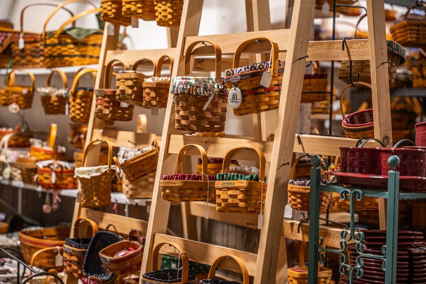 Seasonal decor and home accents at Ohio's Market Berlin in Amish Country