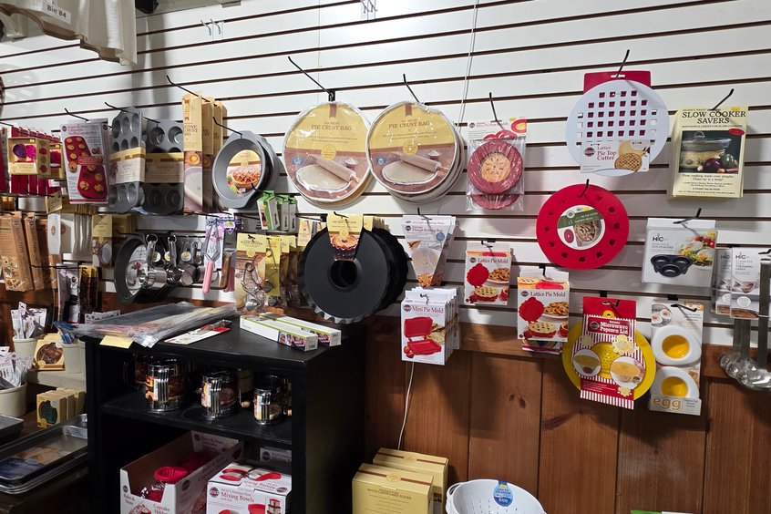Home decor and housewares booth in Amish Country at Ohio's Market Berlin