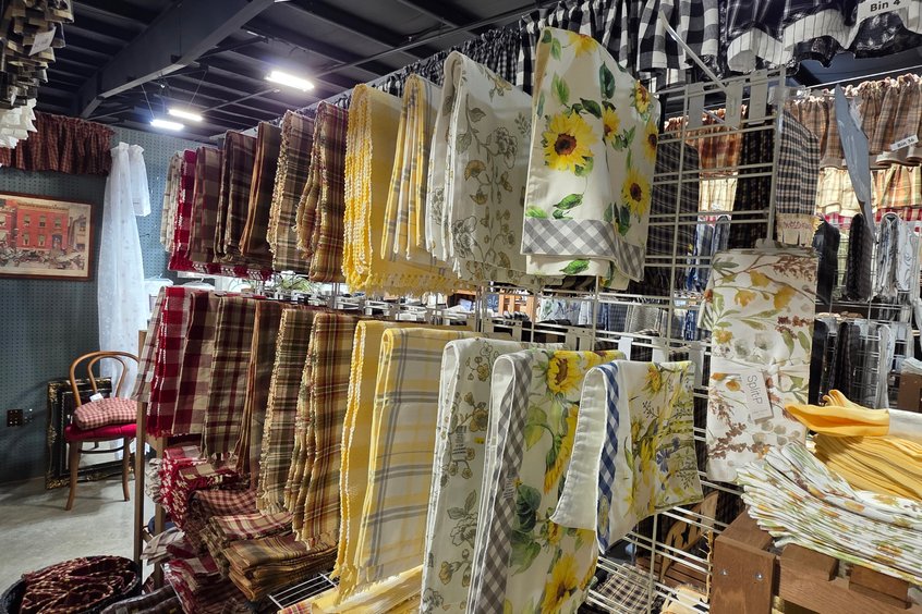 Storage canisters and pantry goods at Ohio's Market Berlin in Berlin, OH