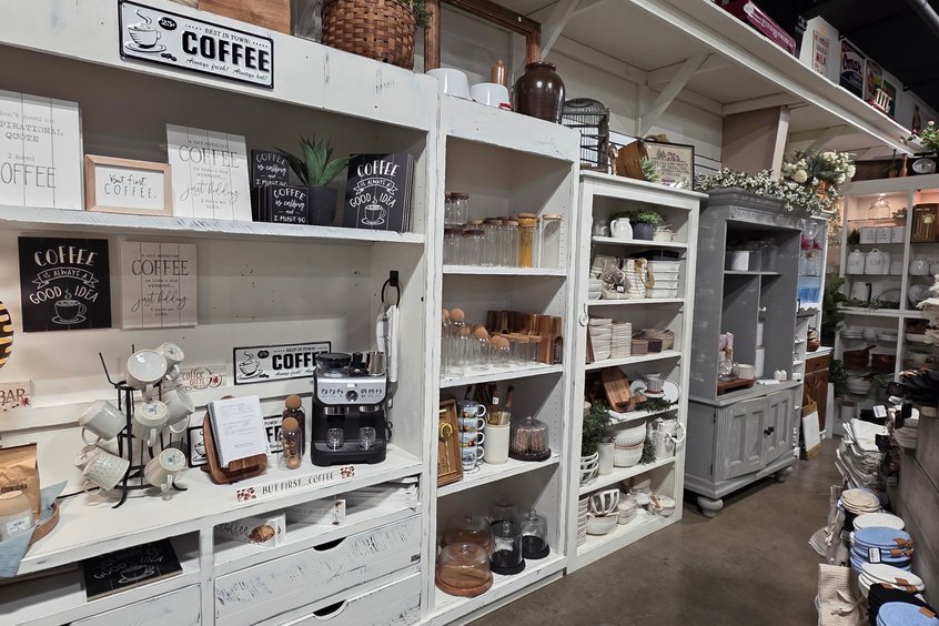 Everyday tableware and serveware at the Berlin, OH market in Amish Country