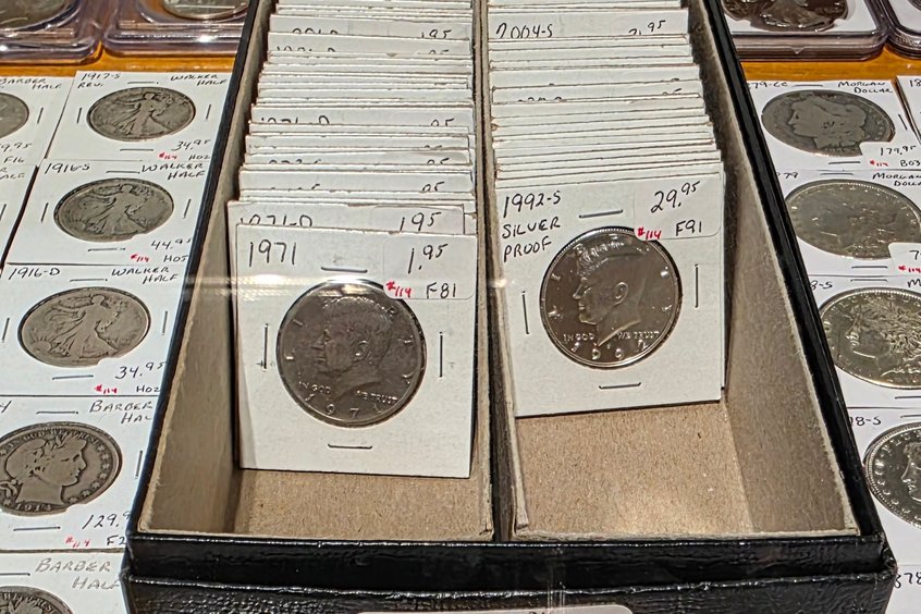 Belts, wallets, and leather goods at Ohio's Market Berlin in Berlin, OH