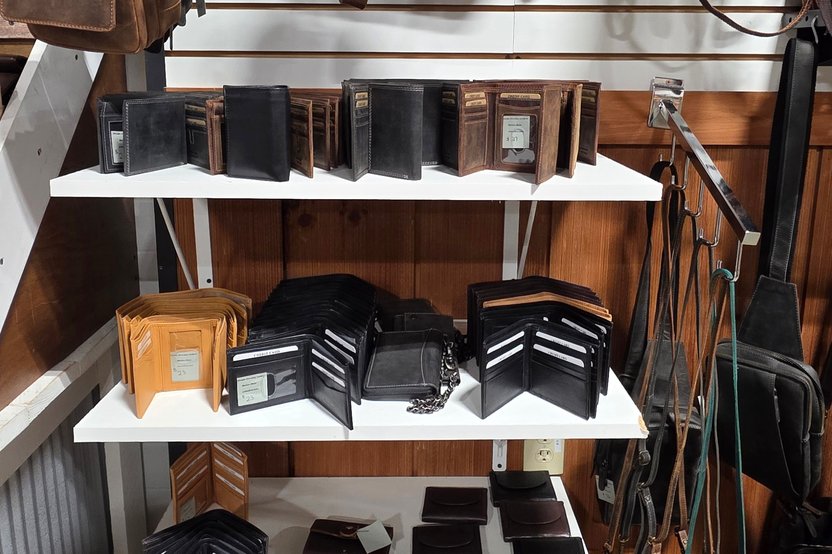 Jewelry, coins, and leather goods at Ohio's Market Berlin