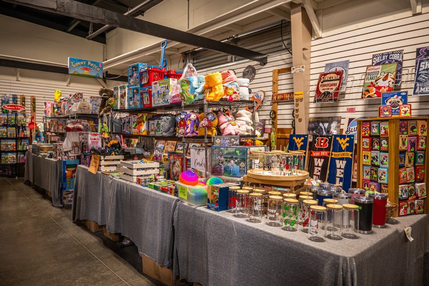 Handmade gifts at the Berlin, OH market in Amish Country