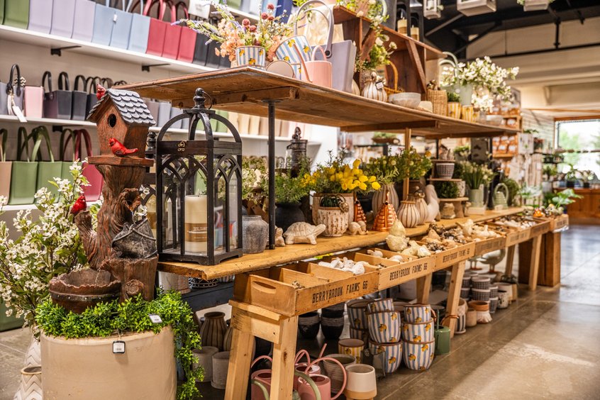 Outdoor furniture and patio items at Ohio's Market Berlin