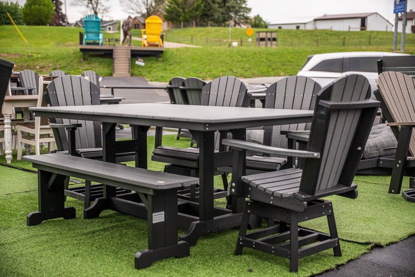 Patio furniture set at Ohio's Market Berlin in Berlin, OH