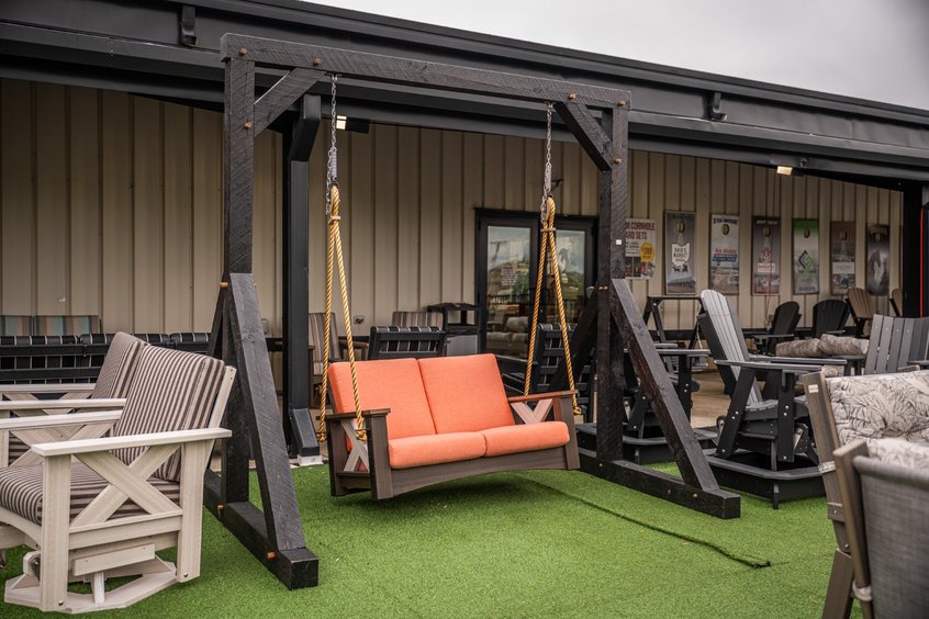 Outdoor furniture and patio items at Ohio's Market Berlin