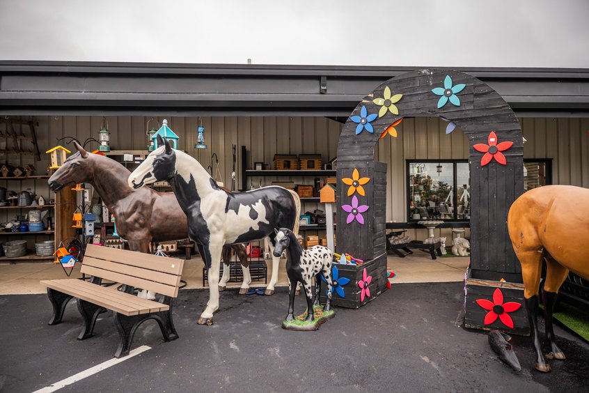 Outdoor furniture and patio items at Ohio's Market Berlin