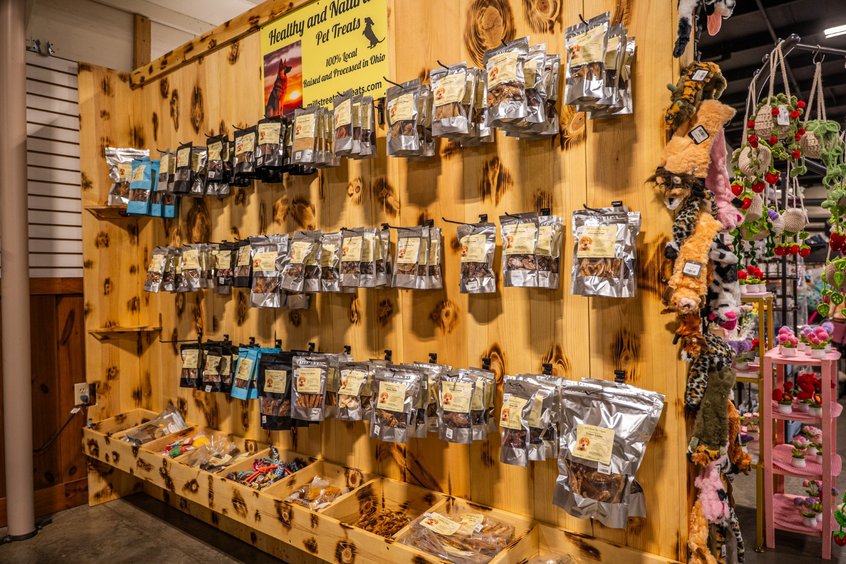 Pet supplies and accessories at Ohio's Market Berlin in Berlin, OH