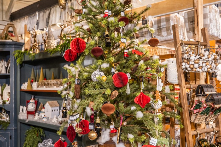 Seasonal decor and home accents at Ohio's Market Berlin in Amish Country